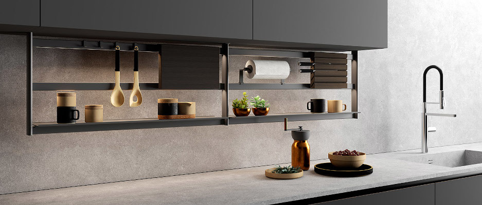 Choosing the kitchen storage system for your space